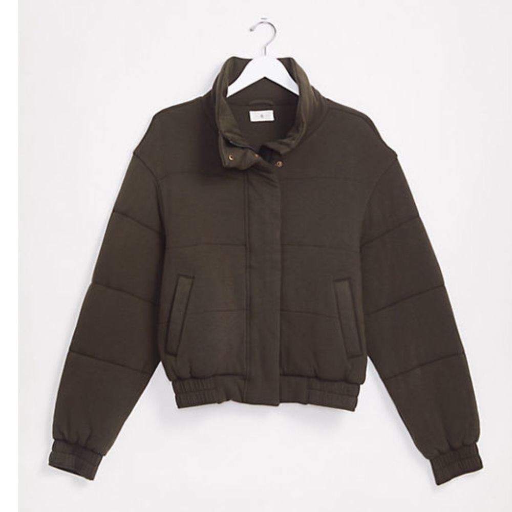 NWT Lou & Grey Signaturesoft Plush Puffer Jacket Size L